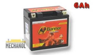 Motobaterie Banner Bike Bull GEL50621 / GT7-3  12V  6AH    (12 V,  6 Ah    Bike Bull GEL )