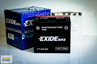 Motobaterie EXIDE ET14B-BS 12V 11Ah (Exide ET14B-BS)