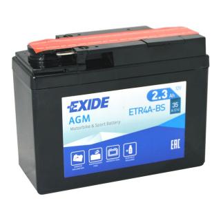 Motobaterie EXIDE ETR4A-BS 12V 2,3Ah (EXIDE ETR4A-BS)