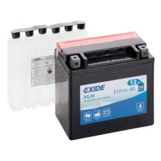 Motobaterie EXIDE ETX14L-BS 12V 12Ah (Exide ETX14L-BS)