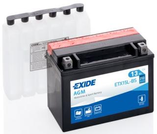 Motobaterie EXIDE ETX15L-BS 12V 13Ah (Exide ETX15L-BS)