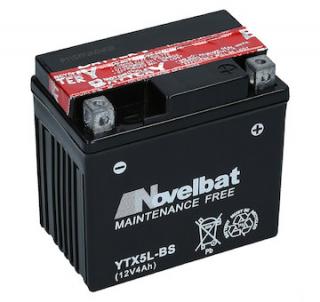 Motobaterie Novelbat YTX5L-BS  12V 4Ah (Novelbat YTX5L-BS)