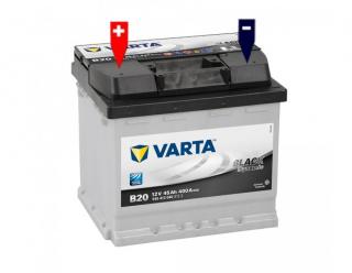 VARTA Autobaterie BLACK Dynamic 545413 45Ah, 12V, B20 (545413 Black 12V/45Ah leva)