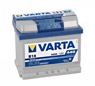 VARTA Blue dynamic 544402 12V, 44Ah, 440A, B18  (Varta blue dynamic 544402 12V/44Ah)