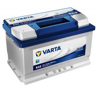 VARTA Blue dynamic 572409 12V, 72Ah, 680A, E43  (Varta blue dynamic 572409  12V/72Ah)