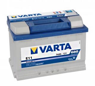 VARTA Blue dynamic 574012 12V, 74Ah, 680A, E11  (Varta blue dynamic 574012  12V/74Ah)