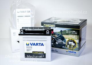 VARTA motobaterie 509014 12V 9Ah YB9-B. 12N9-4B-1 (motobaterie Varta 509014 )