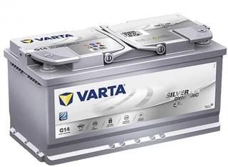 VARTA SILVER Dynamic AGM 595901 12V, 95Ah, 850A, G14 (Varta Silver AGM 595901  12V/95 Ah )