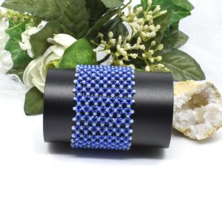 Mijabijoux Modrý korálkový náramek MB00445