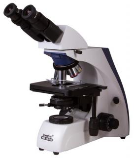 Binokulární mikroskop Levenhuk MED 35B (Zvětšení: 40–1000x. Binokulární hlavice, rovinné achromatické objektivy s korekcí na nekonečno, Abbeův kondenzor s irisovou clonou a držák filtru)