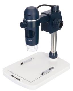Digitální mikroskop Discovery  Artisan 32 (USB mikroskop k provádění aplikovaného výzkumu. Zvětšení: 10–300x. Digitální fotoaparát: 5 Mpx)