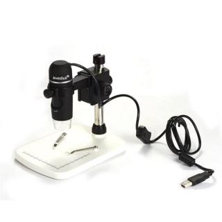 Digitální mikroskop Levenhuk DTX 90 (Digitální USB mikroskop s profesionálním stativem. Zvětšení: 10-300x. Fotoaparát: 5,0 Mpx)