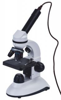 Digitální mikroskop se vzdělávací publikací Discovery Nano Polar (Monokulární. Achromatická optika. LED osvětlení. 0,3 MP digitální fotoaparát. Zvětšení: 40–400x)