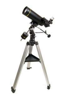 Hvězdářský dalekohled Levenhuk Skyline PRO 80 MAK (Maksutovův-Cassegrainův teleskop. Průměr čoček objektivu: 80 mm. Ohnisková vzdálenost: 1000mm.)