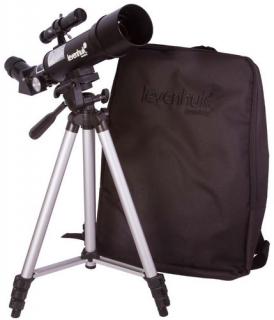 Hvězdářský dalekohled Levenhuk Skyline Travel 50 (Refraktor. Průměr čoček objektivu: 50 mm. Ohnisková vzdálenost: 360 mm)