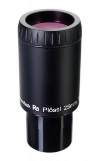 Okulár Levenhuk Ra Plössl 25 mm s průměrem tubusu 1,25" (Klasický symetrický okulár. Ohnisková vzdálenost: 25 mm. Zorné pole: 55°)