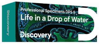 Sada mikropreparátů Discovery Prof DPS 5 život v kapce vody (Preparáty lze používat s mikroskopy jakékoliv značky. Obor studia: Botanika, zoologie, bakteriologie)