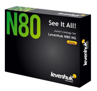 Sada preparátů a sklíček Levenhuk N80 NG "Uvidět vše" (Součástí balení je barevná příručka "Uvidět vše! Zkoumáme svět kolem nás".)