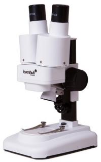 Stereoskopický mikroskop  Levenhuk 1ST (Zvětšení: 20x. Stereomikroskop s pracovní vzdáleností 65 mm)