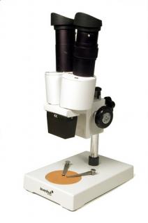 Stereoskopický mikroskop Levenhuk 2ST (Stereoskopický mikroskop. Binokulární hlavice. Zvětšení: 40 x)