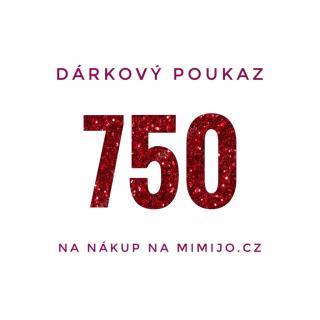 Dárkový poukaz na 750 Kč