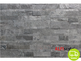 ALFIstick ® - 3D samolepicí kamenný obklad, Kvarcit šedý, ESP005 Barva: kvarcit šedý