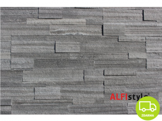 ALFIstick ® - 3D samolepicí kamenný obklad, šedý pískovec, ESP012 Barva: pískovec šedý