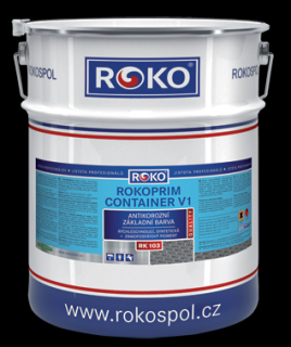 Barva na kontejnery Rokoprim Container RK 103 V1 - 23 Kg Barva: 0199 černá