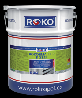 Epoxidová vrchní barva Rokoemail EP S 2321-18,5 Kg Barva: ČSN 1000