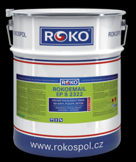 Epoxidová vrchní barva Rokoemail EP S 2322-18,5 Kg Barva: ČSN 1000