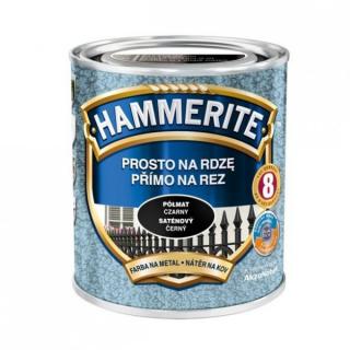 Hammerite Přímo na rez kladívkový/0,25l Barva: černý