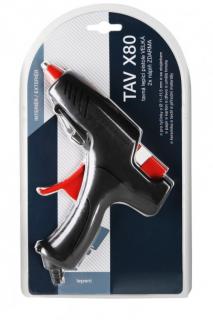 TAV X80 tavná lepicí pistole velká hmotnost: TAV X80 tavná lepicí pistole velká (Akce XXL +10 tyčinek ZDARMA)