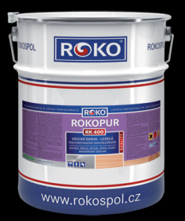 Vrchní polyuretanová barva Rokopur email RK 400-1Kg Barva: ČSN 1000