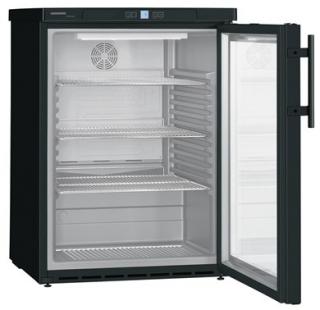 Liebherr FKUv 1613 744 Premium černá Podstavná chladnička s chlazením s cirkulací vzduchu