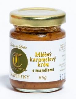 Mléčný karamelový krém - Mandlový velikost skleniček: malé skleničky (65g)