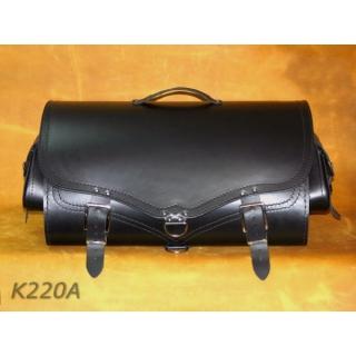 Kožený kufr - válec na chopper 56cm typ 220A