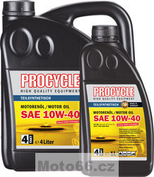 Motocyklový olej Procycle 10W40 10W-40 1 litr