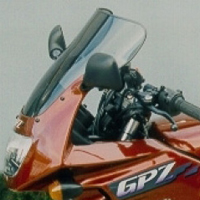 plexi Kawasaki GPZ 500 S turistické (Plexi plexisklo na moto Kawasaki GPZ 500 S 1994-2005)