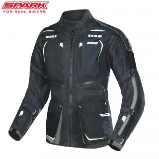 Dámská moto textilní bunda Spark Lady Pacer černá Velikost: 4XL