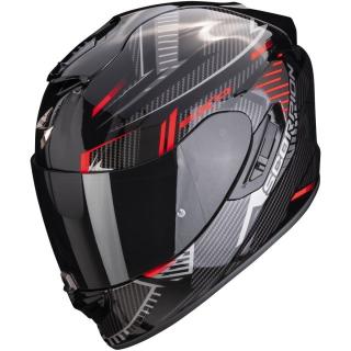 Moto přilba SCORPION EXO-1400 EVO AIR SHELL černo-červená Velikost: 2XL