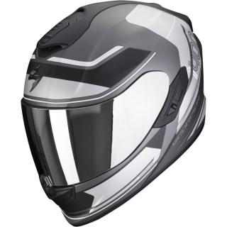 Moto přilba SCORPION EXO-1400 EVO AIR VITTORIA matná stříbrno-bílá Velikost: L