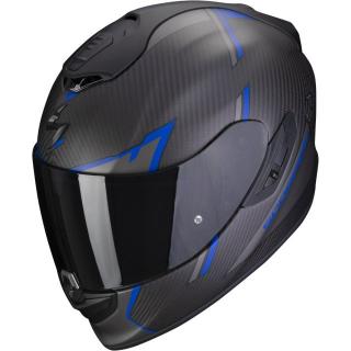 Moto přilba SCORPION EXO-1400 EVO CARBON AIR KENDAL matná černo-modrá Velikost: 2XL