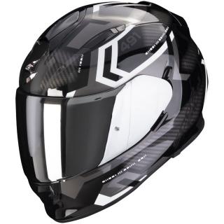 Moto přilba SCORPION EXO-491 SPIN černo-bílá Velikost: L