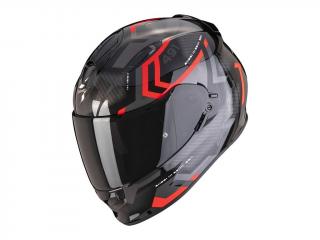 Moto přilba SCORPION EXO-491 SPIN černo-červená Velikost: S