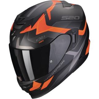 Moto přilba SCORPION EXO-520 EVO AIR ELAN matná černo-oranžová Velikost: M