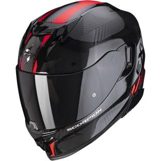 Moto přilba SCORPION EXO-520 EVO AIR LATEN černo-červená Velikost: XL