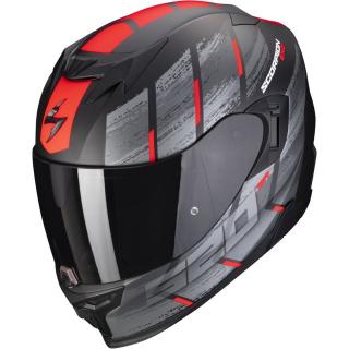 Moto přilba SCORPION EXO-520 EVO AIR MAHA matná černo-červená Velikost: L