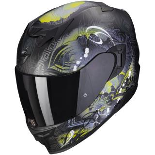 Moto přilba SCORPION EXO-520 EVO AIR MELROSE matná černo-neonově žlutá Velikost: M