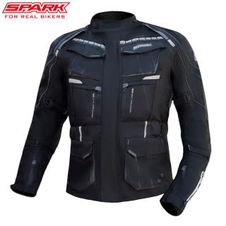 Pánská textilní moto bunda Spark Pacer černá Velikost: 5XL