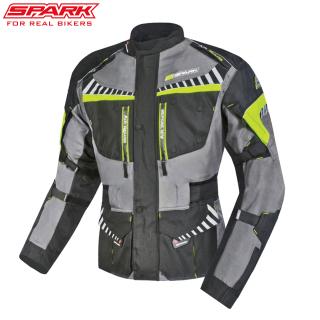 Pánská textilní moto bunda Spark Roadrunner černo-žlutá Velikost: 2XL